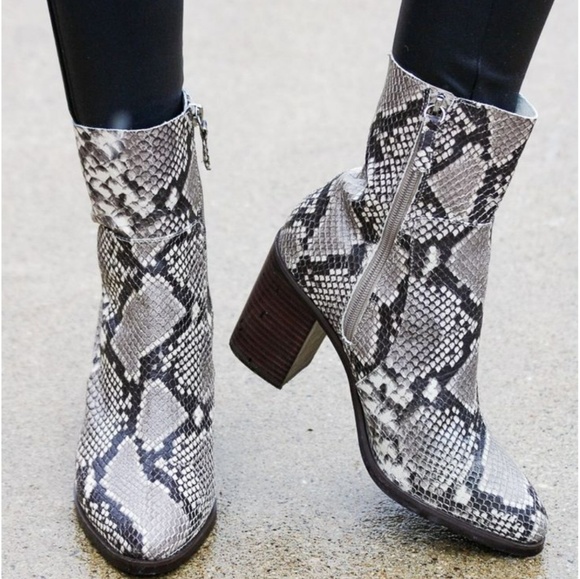 snakeskin boots steve madden